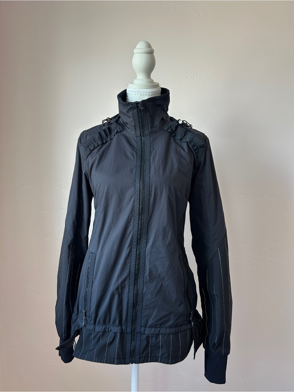 Women's Black Lululemon Running Jacket size 6